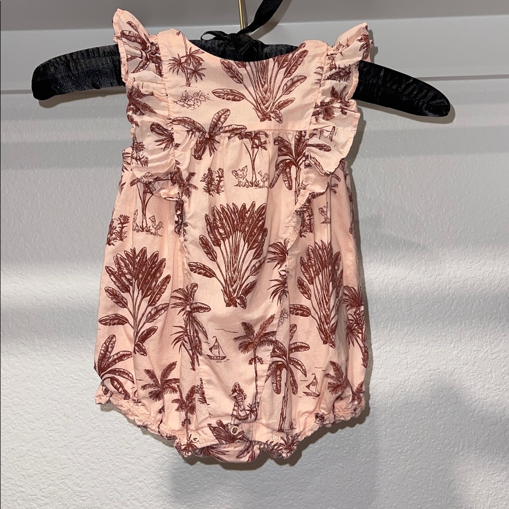 LIMITED EDITION Disney + Janie & Jack Moana Bubble Baby Romper